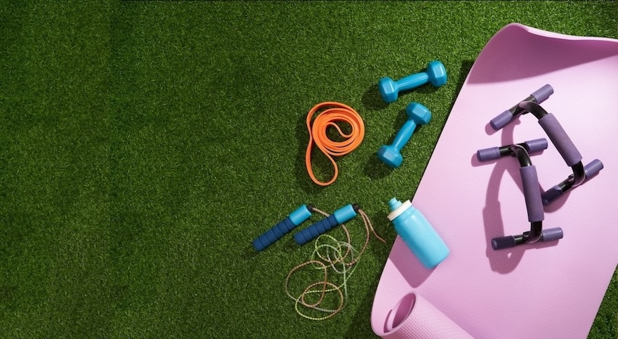 Fitness equipment.
